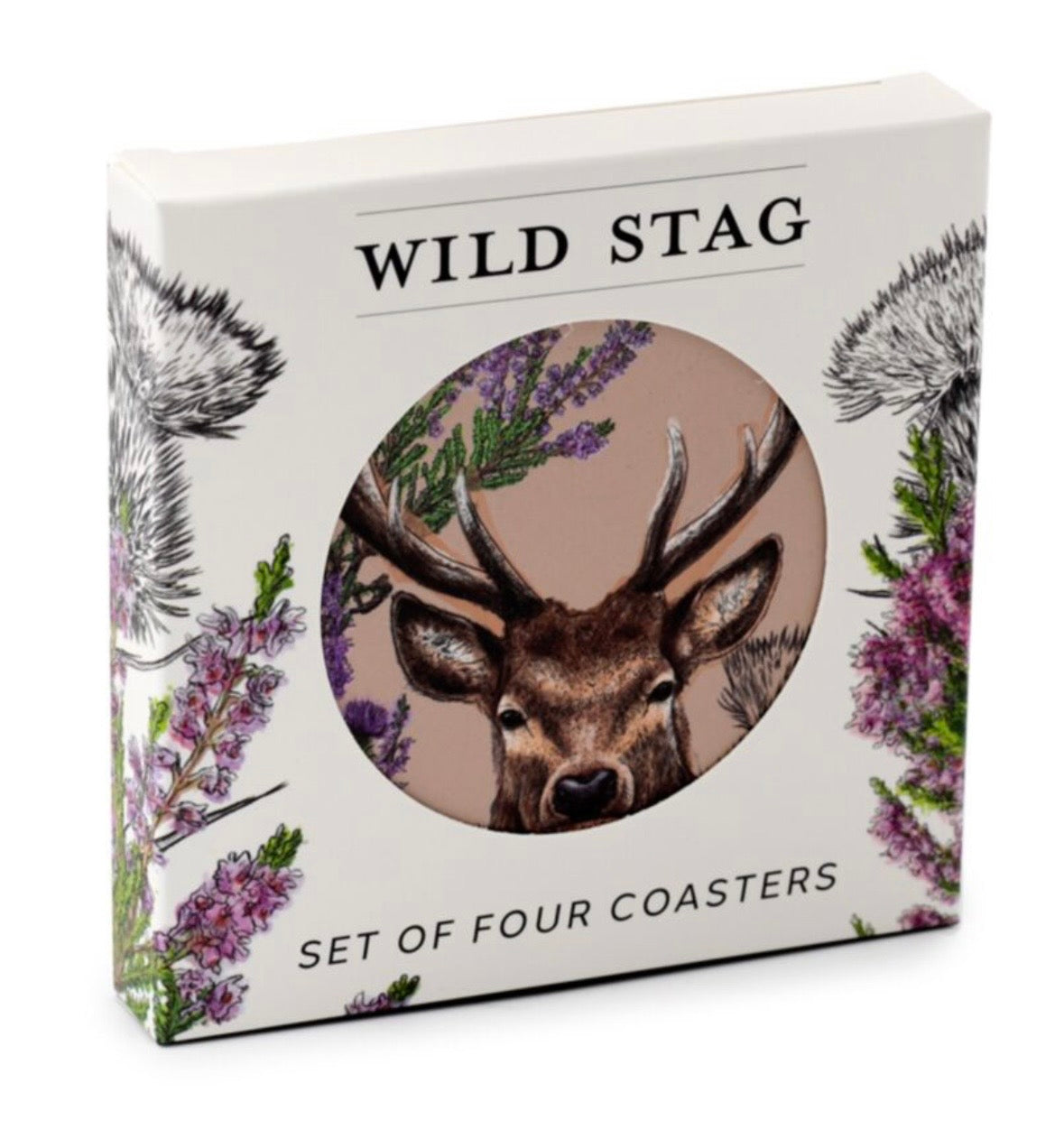 Wild Stag Set of 4 Coasters