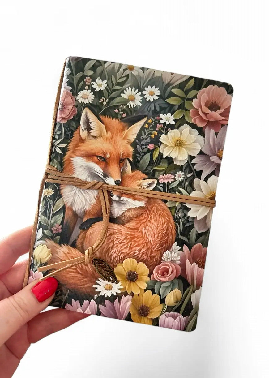 Fox & Cub Tie Journal Sketchbook