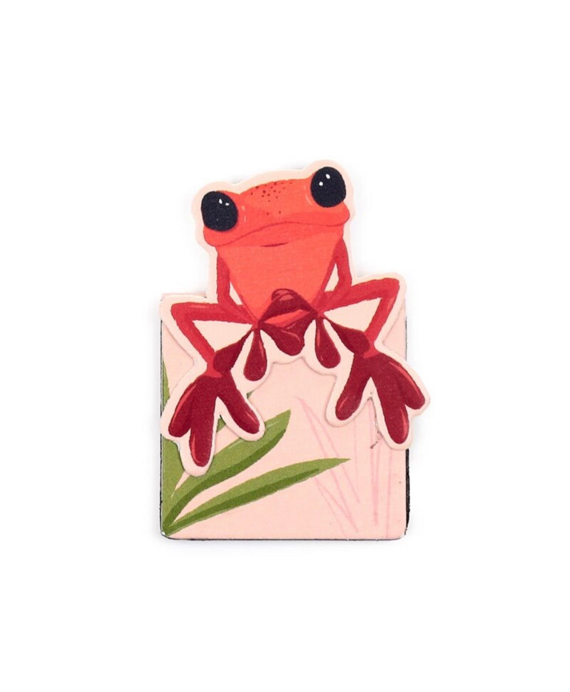 Funky Frogs Set of 4 Magnetic Bookmarks