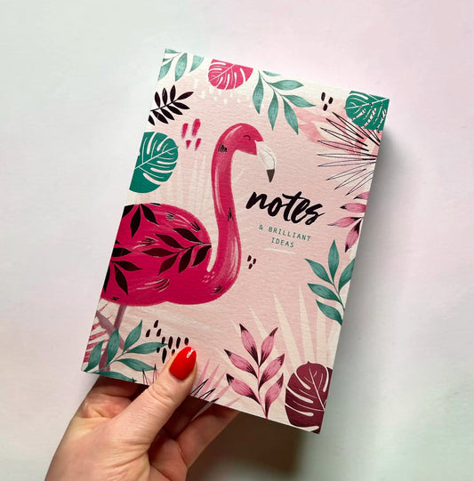Flamingo A5 Softcover Notebook