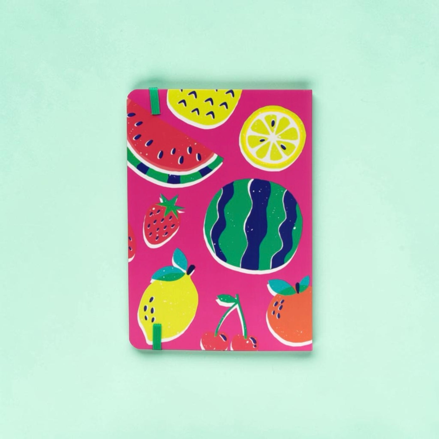 Summer Fruits A5 Lined Notebook