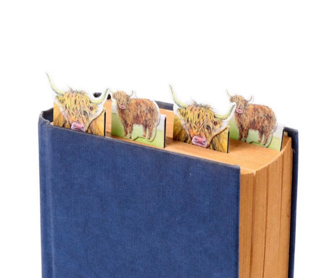 Highland Coo Plush Notebook Gift Bundle