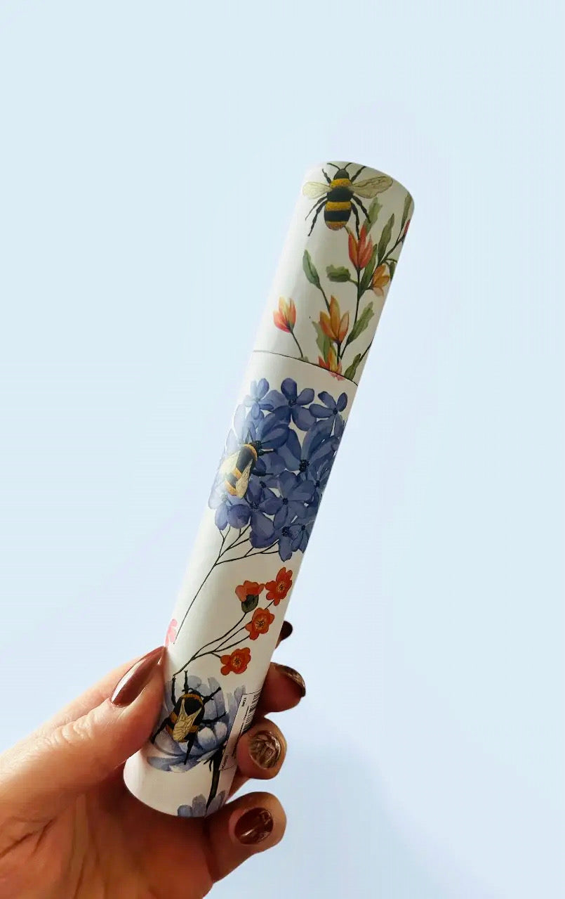 Floral Bee Nectar Meadows Large Pencil Pot