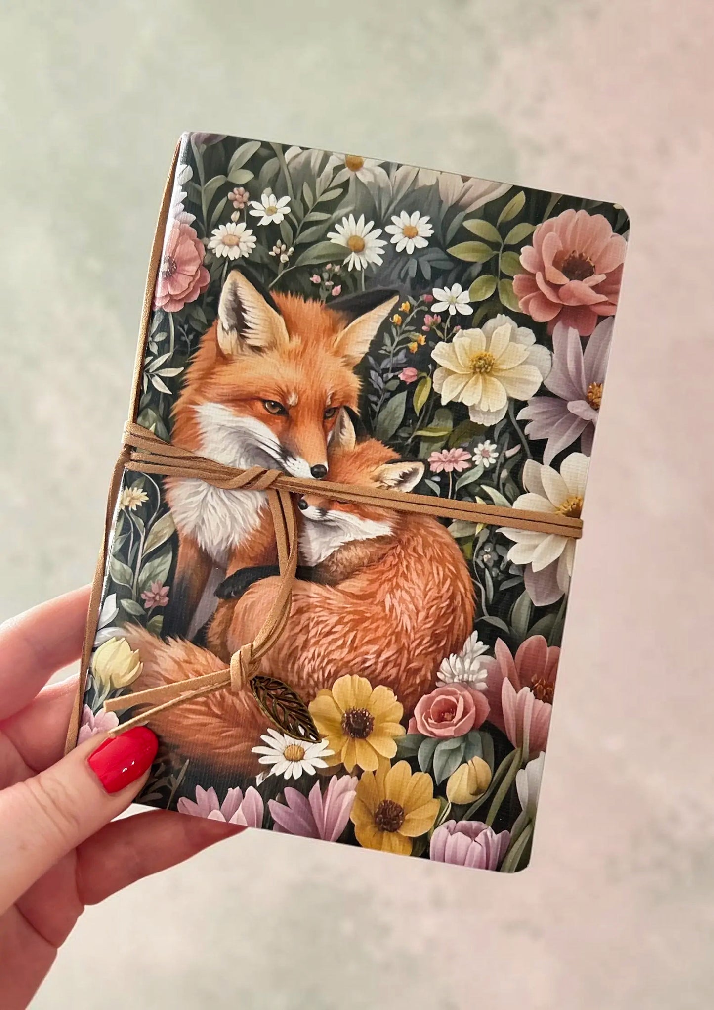 Fox & Cub Tie Journal Sketchbook