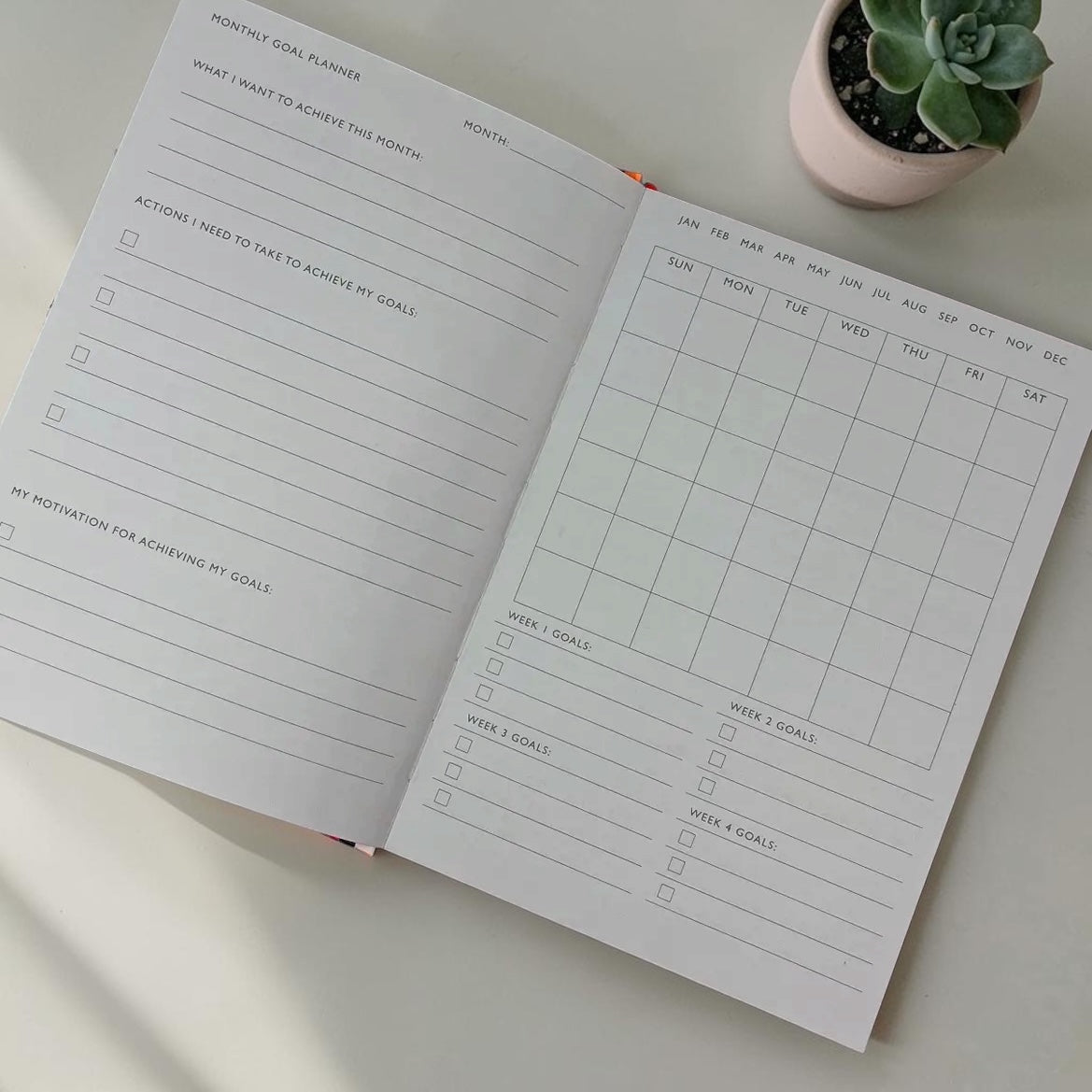Premium A5 Vibrant Planner by Paper Salad