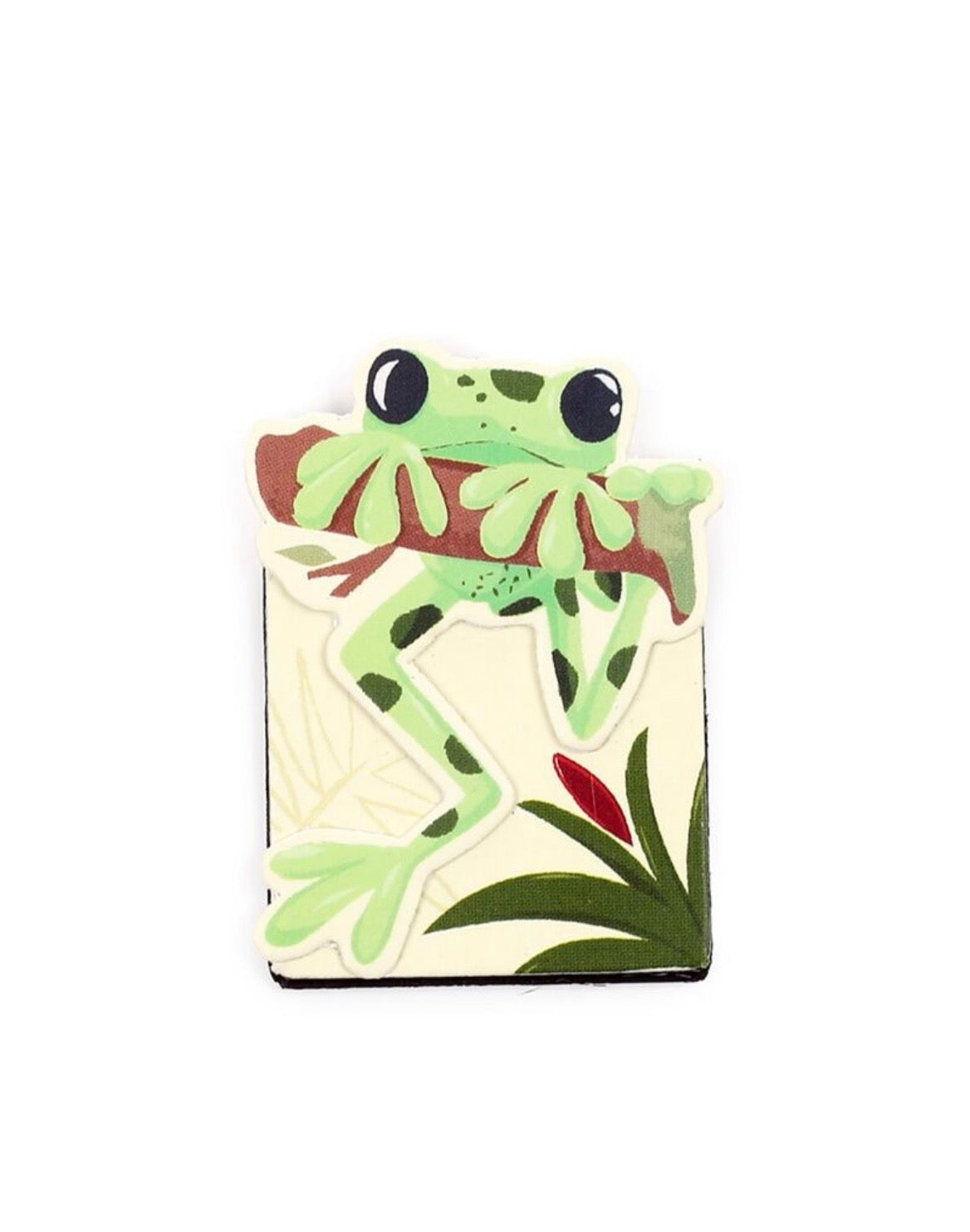 Funky Frogs Set of 4 Magnetic Bookmarks
