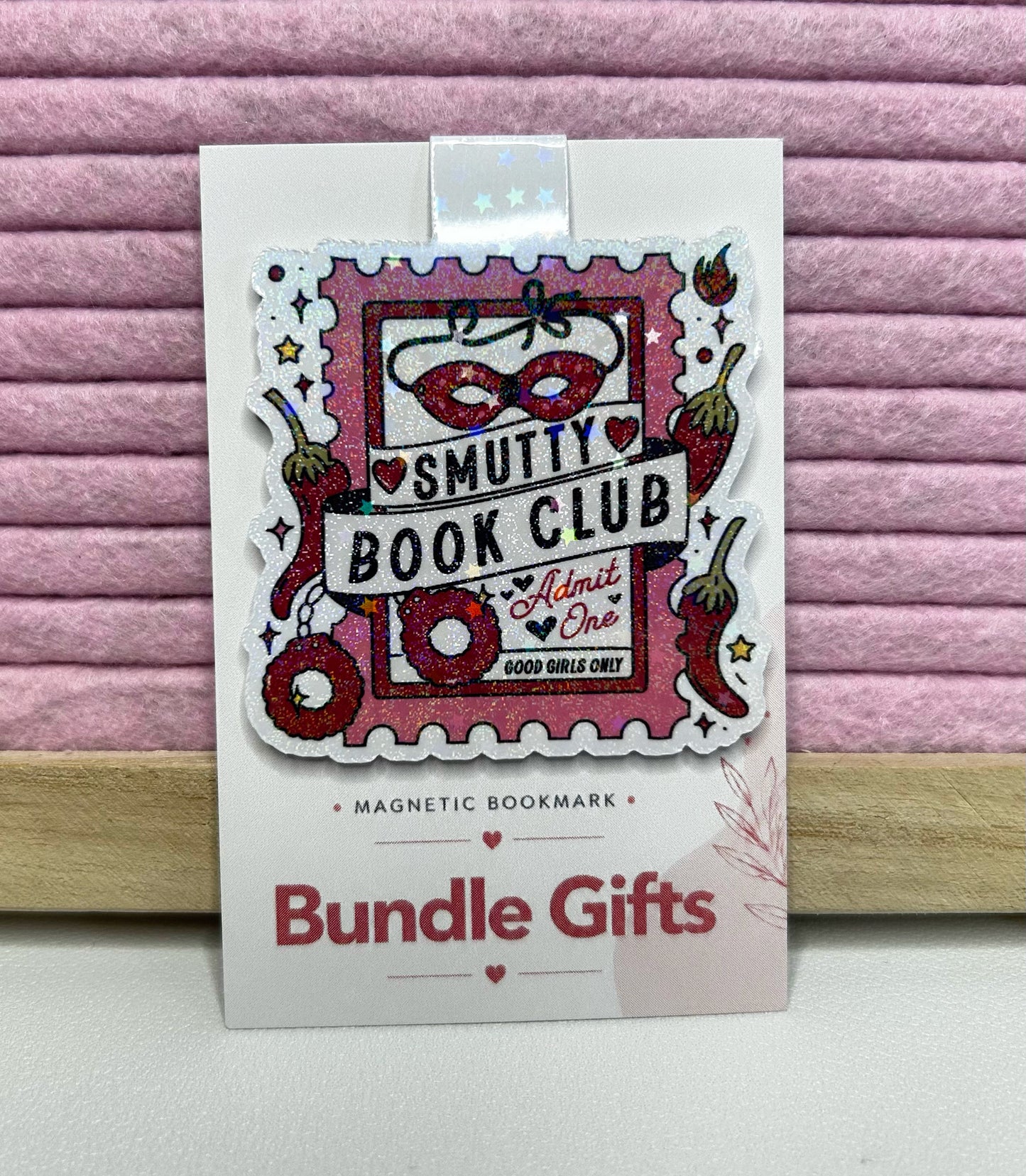 Luxury Sparkle Book Club Magnetic Bookmarks