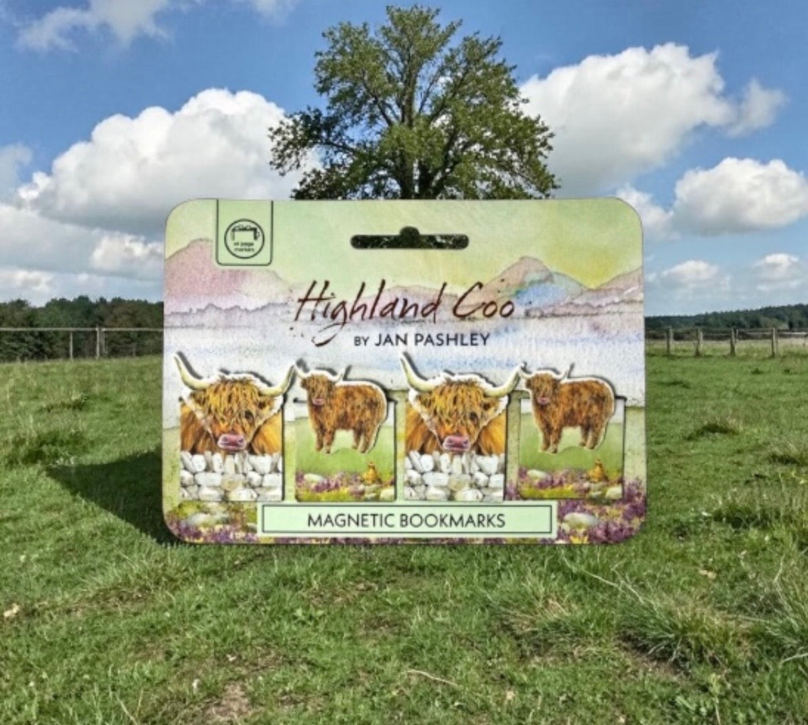Highland Coo Plush Notebook Gift Bundle