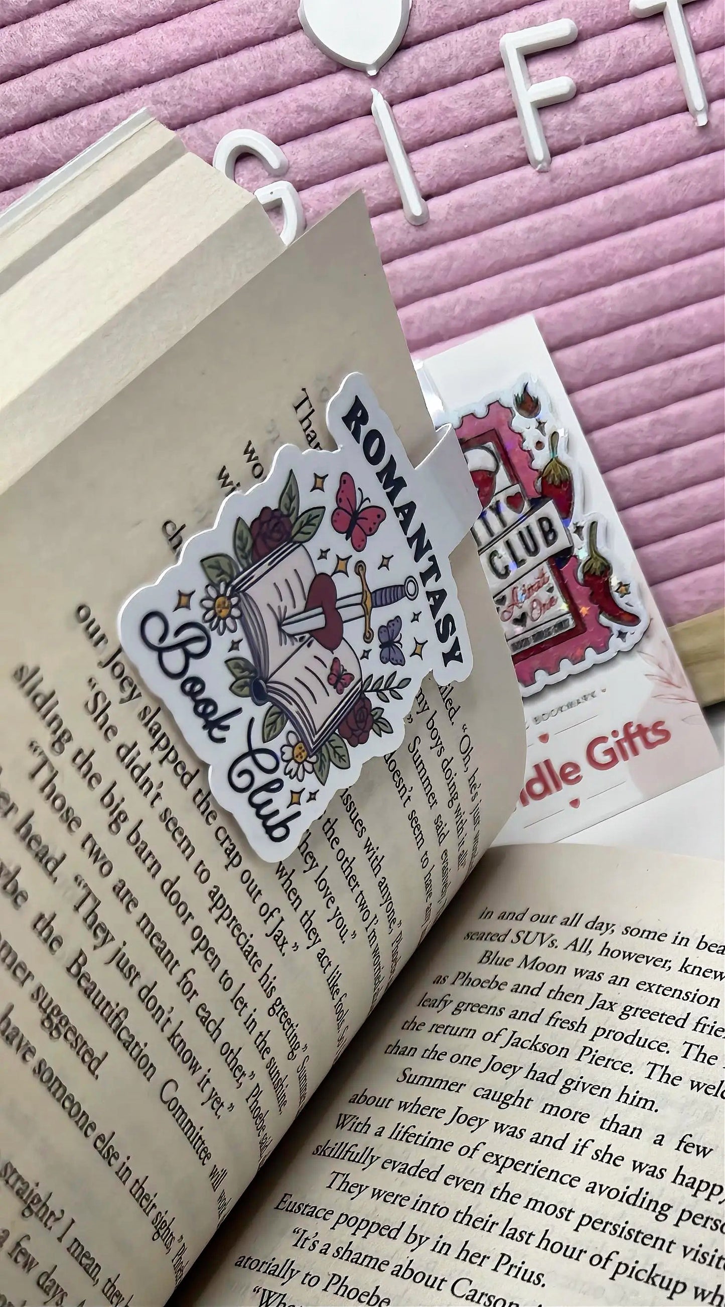Luxury Sparkle Book Club Magnetic Bookmarks
