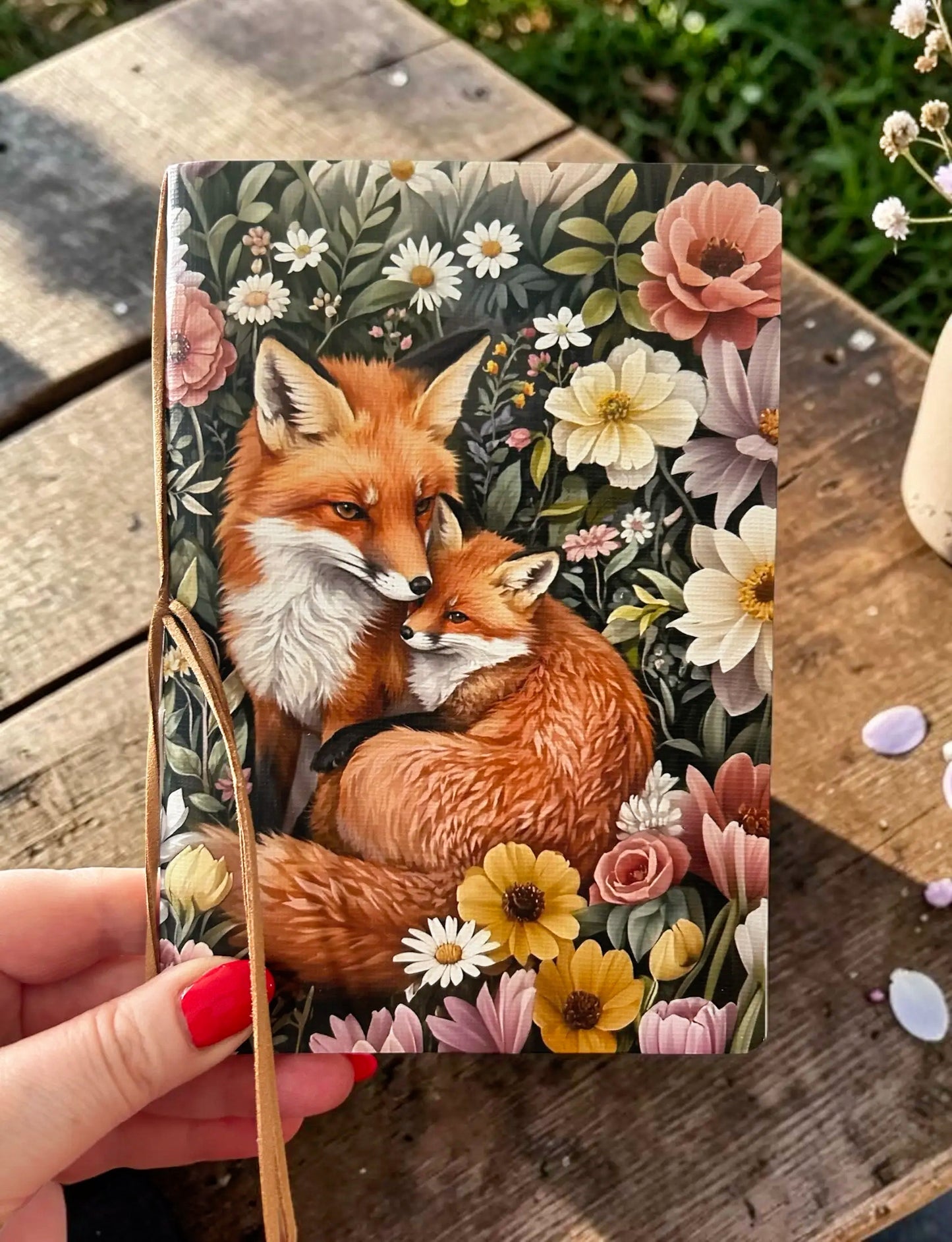 Fox & Cub Tie Journal Sketchbook