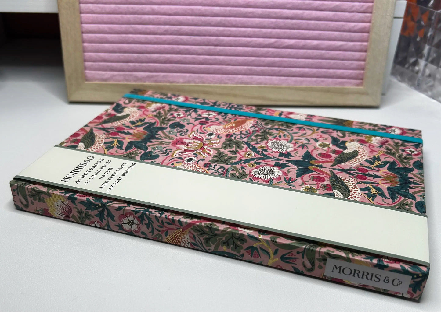 William Morris Strawberry Thief A5 Hardcover Notebook