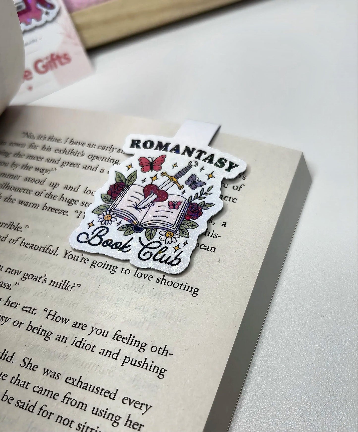 Luxury Sparkle Book Club Magnetic Bookmarks