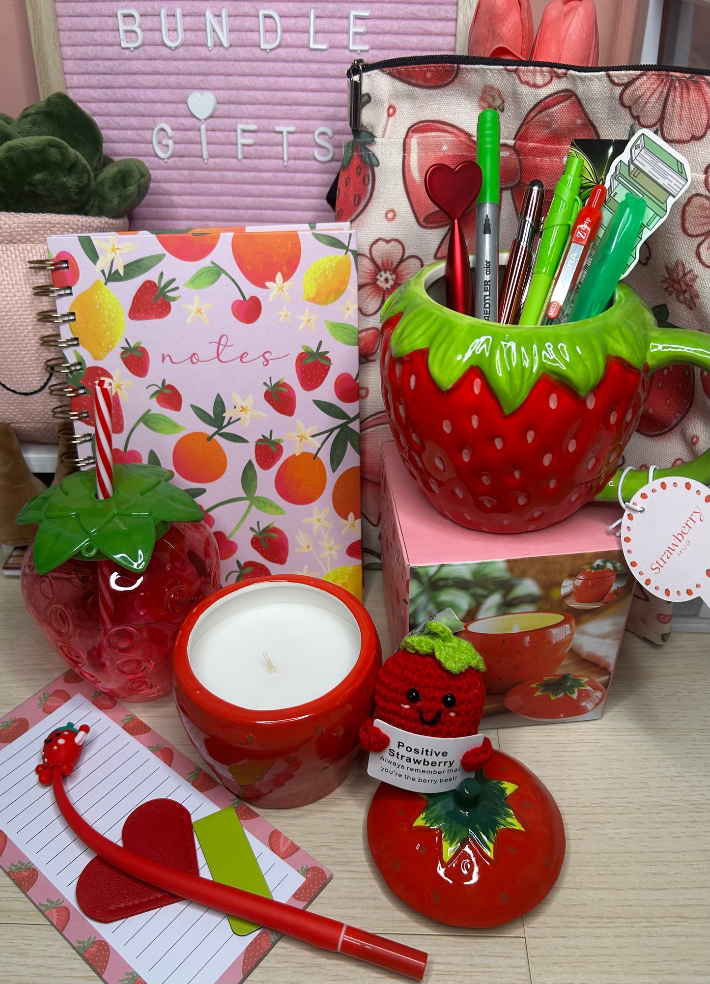 Strawberry Delight Bookish Bundle