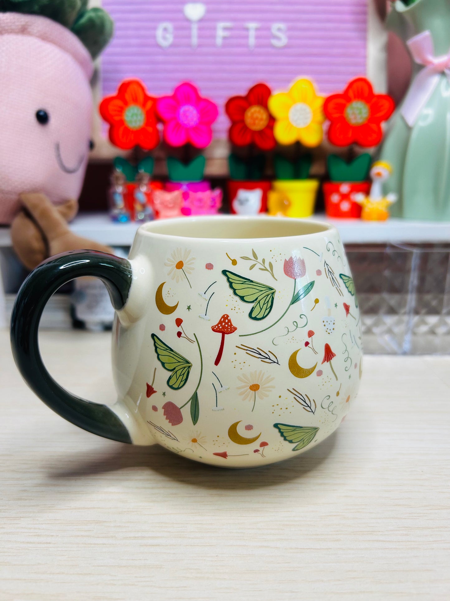 Fairy Folklore Print Rounded Ceramic Mug
