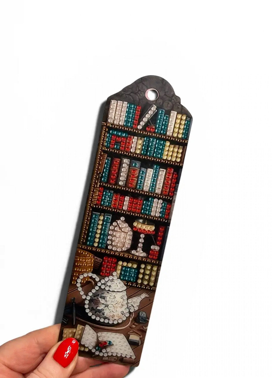Book Lovers 4PCS Diamond Art Bookmark Making Kit
