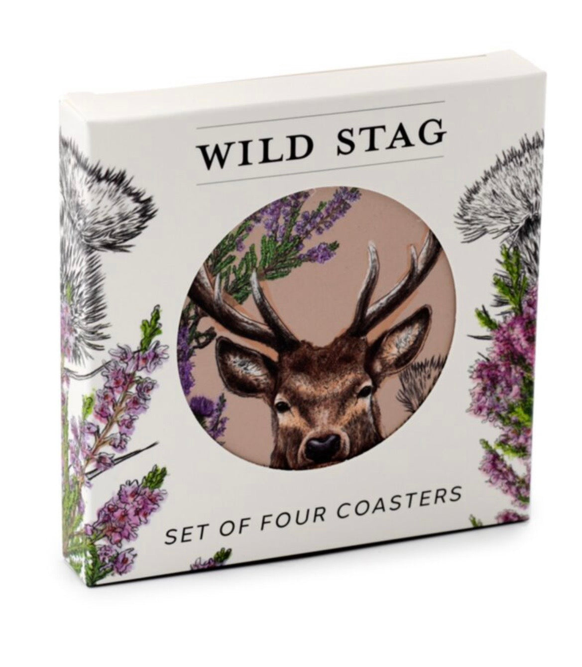Wild Stag Set of 4 Coasters