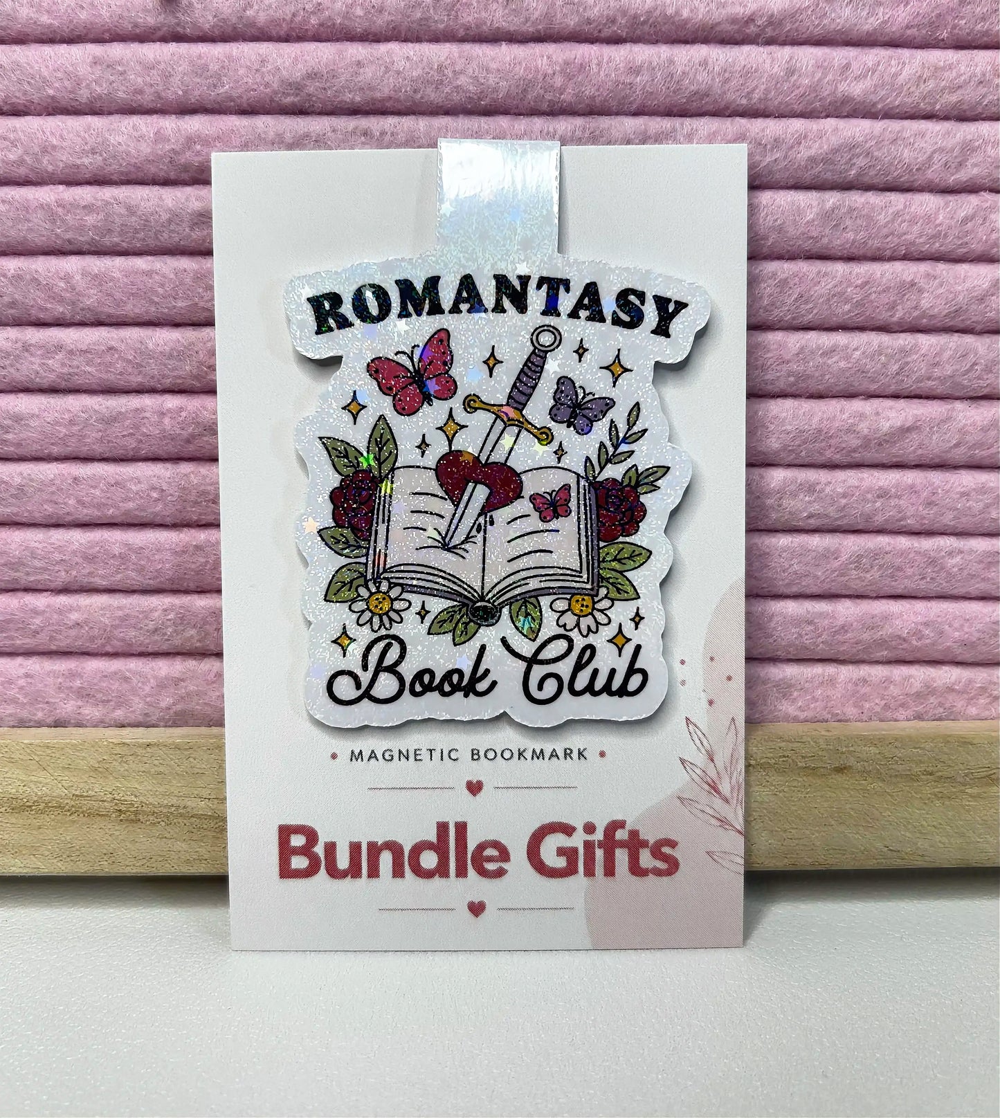 Luxury Sparkle Book Club Magnetic Bookmarks