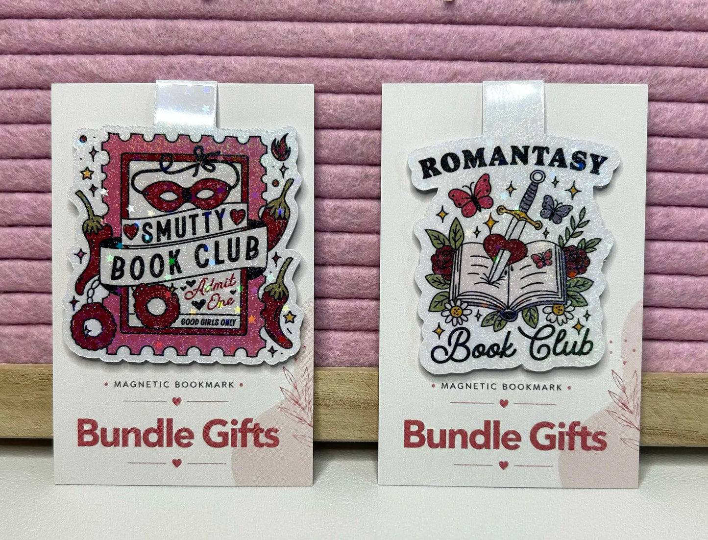 Luxury Sparkle Book Club Magnetic Bookmarks