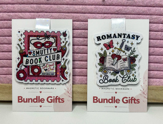 Luxury Sparkle Book Club Magnetic Bookmarks