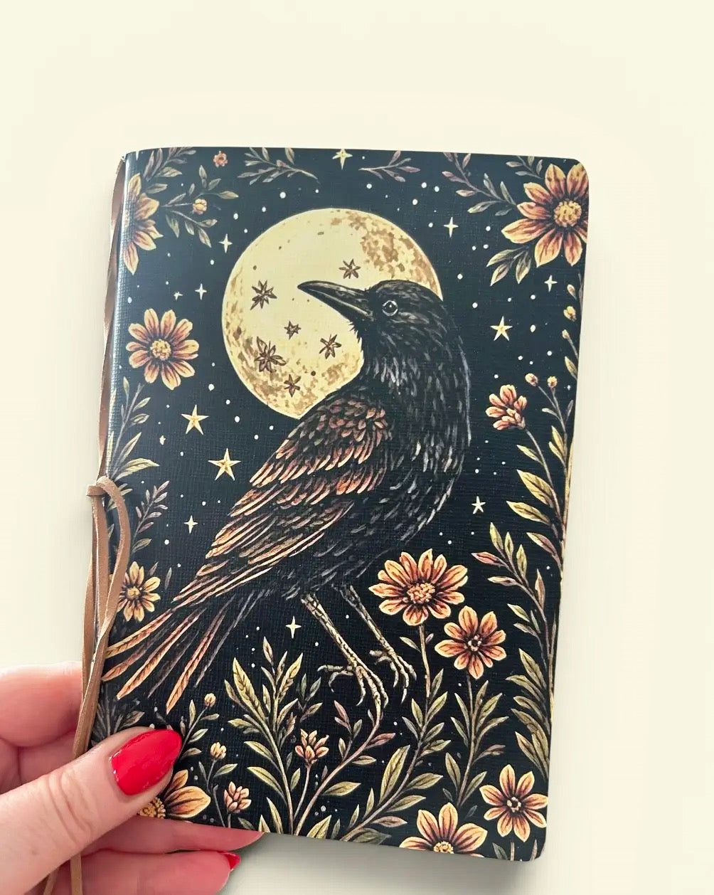 Moon Raven Tie Journal Sketchbook