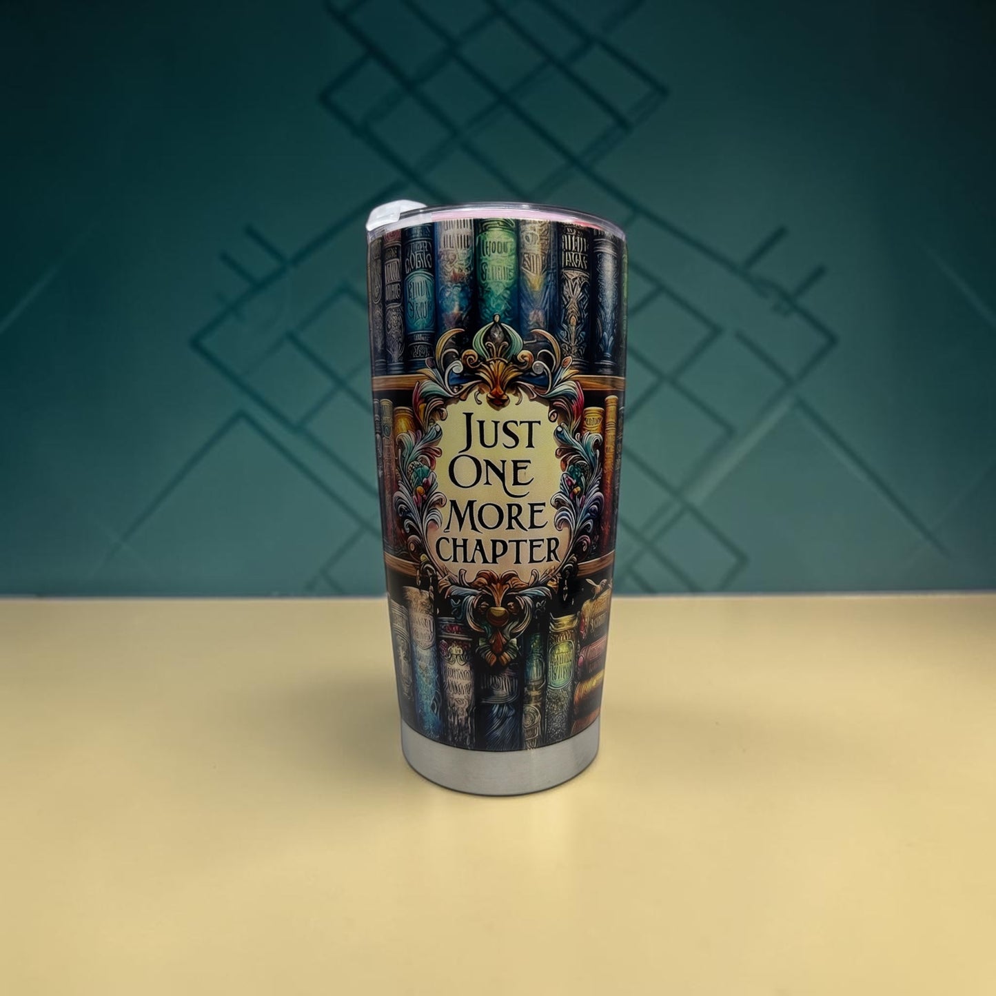 Bookish Just One More Chapter 20oz Steel Tumbler