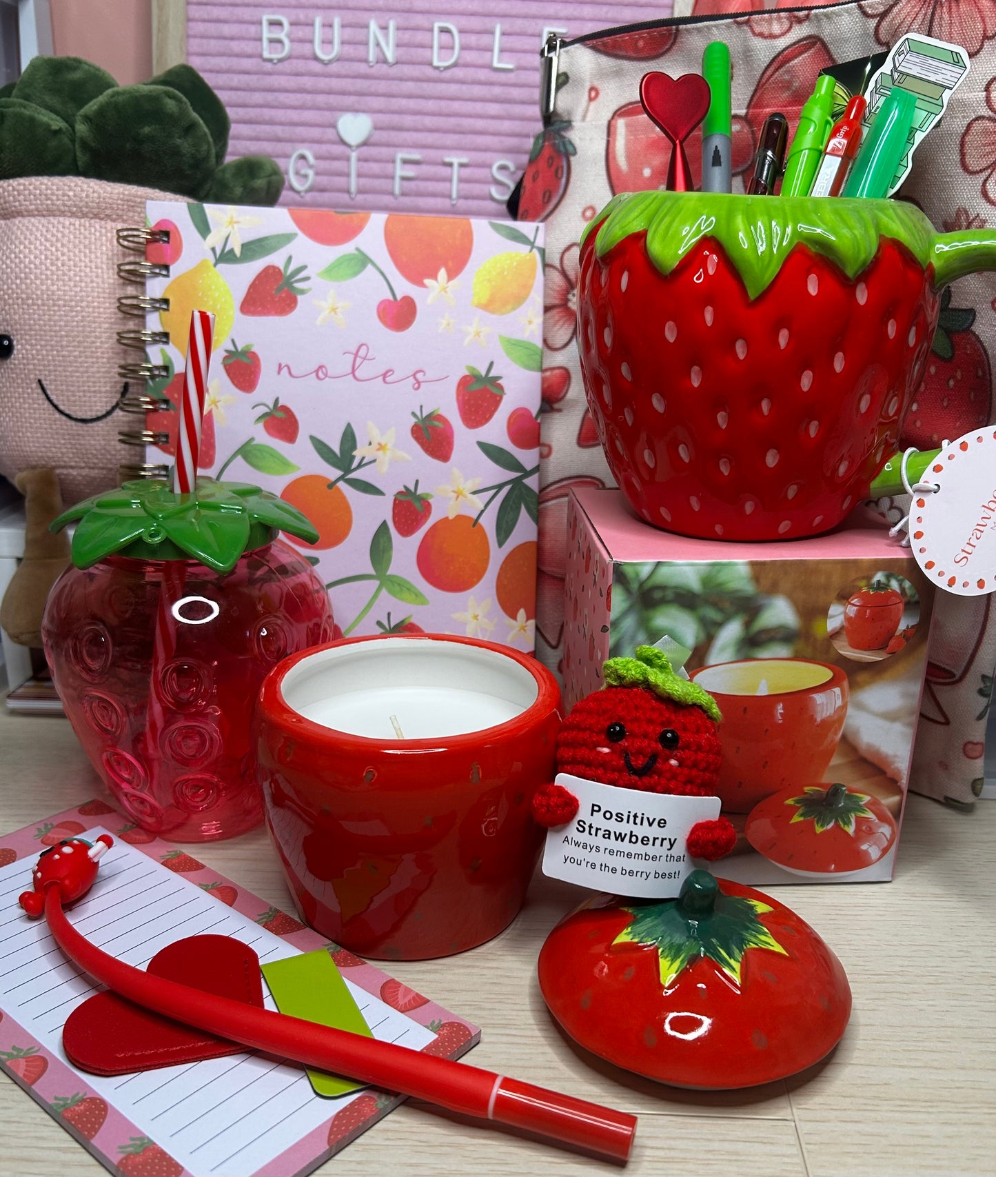 Strawberry Delight Bookish Bundle