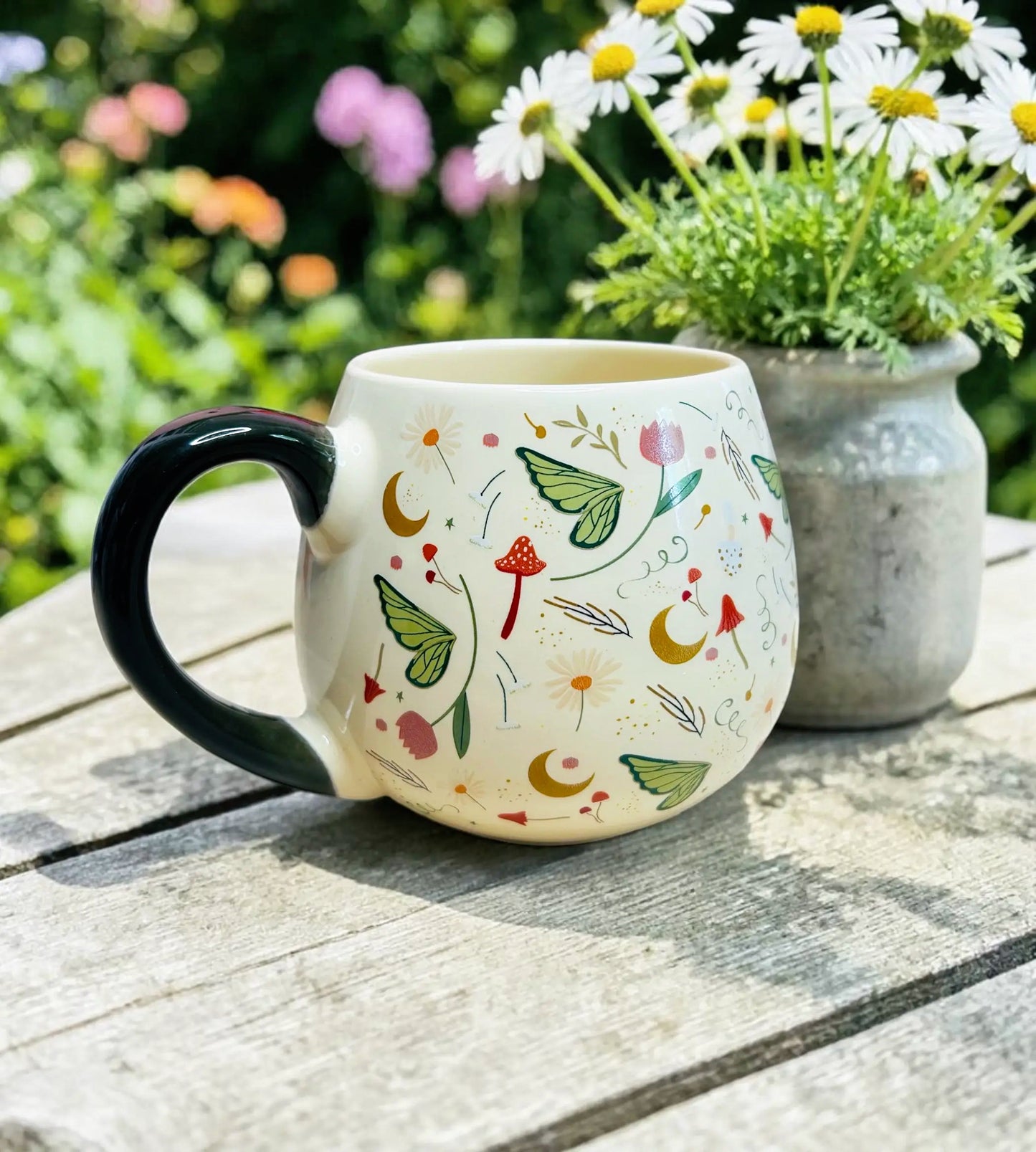Fairy Folklore Print Rounded Ceramic Mug