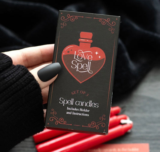 Love Spell Candles (set of 3)