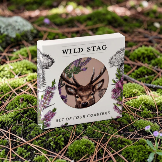 Wild Stag Set of 4 Coasters