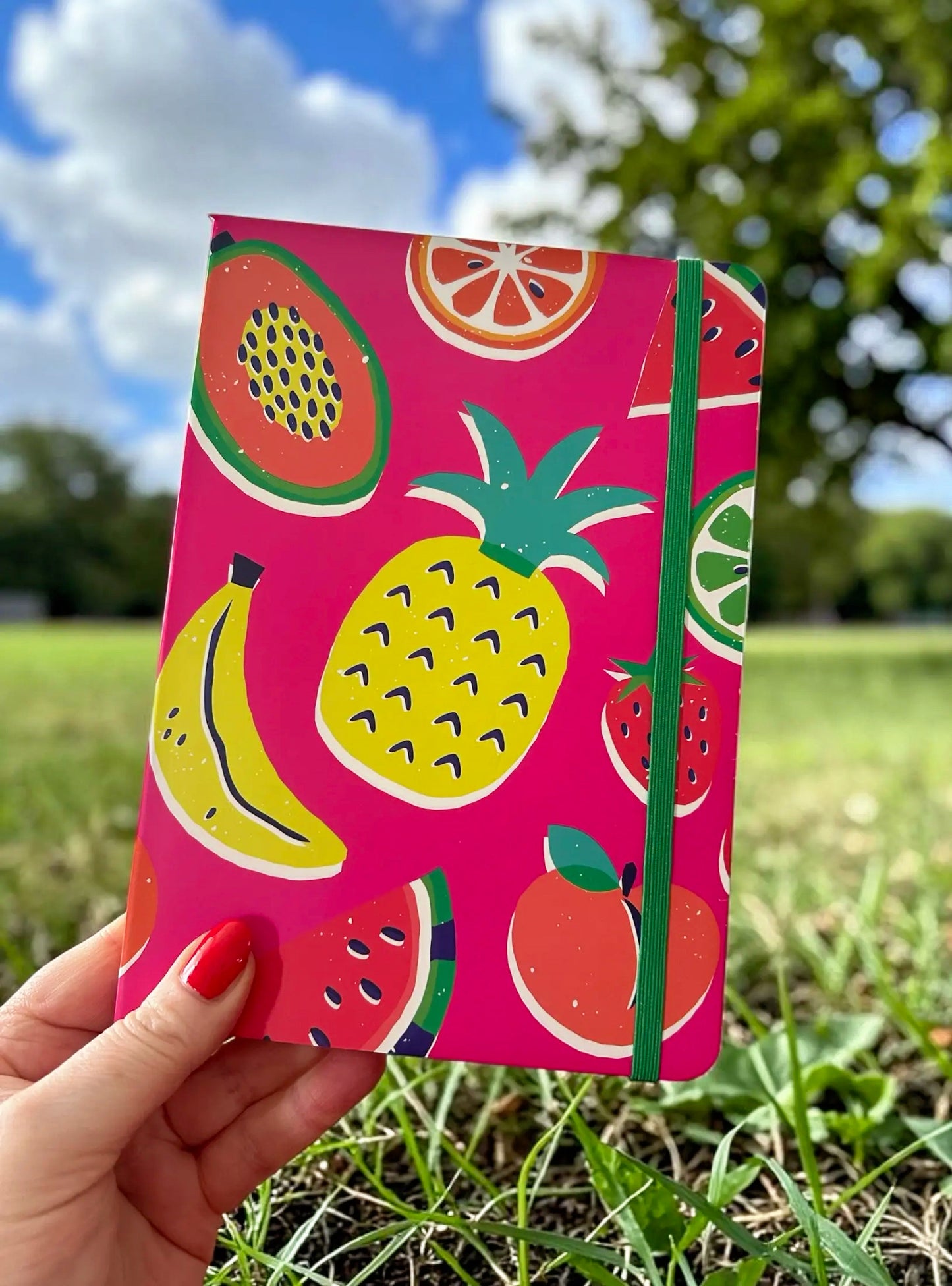 Summer Fruits A5 Lined Notebook
