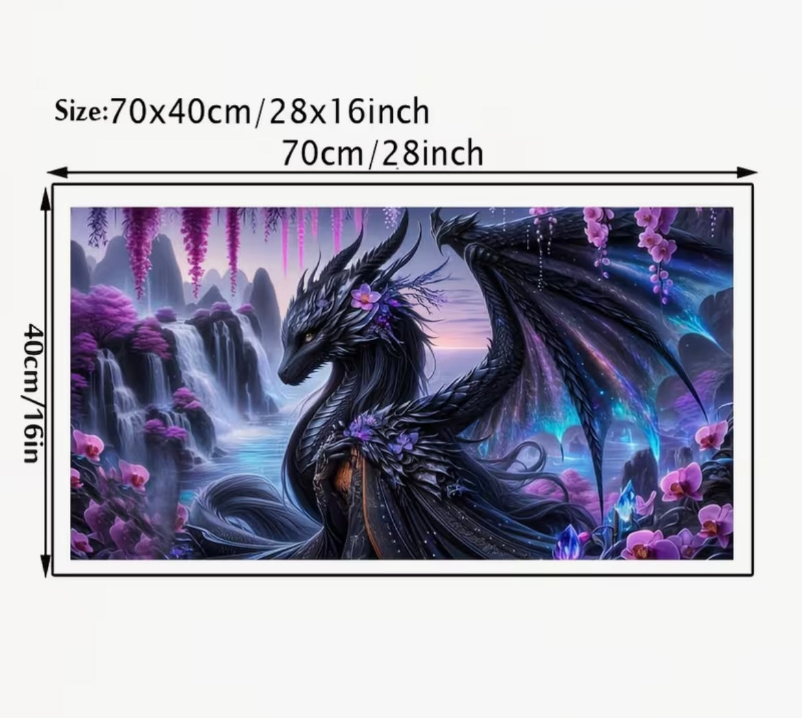 70x40cm Fantasy Dragon Diamond Art Painting Kit