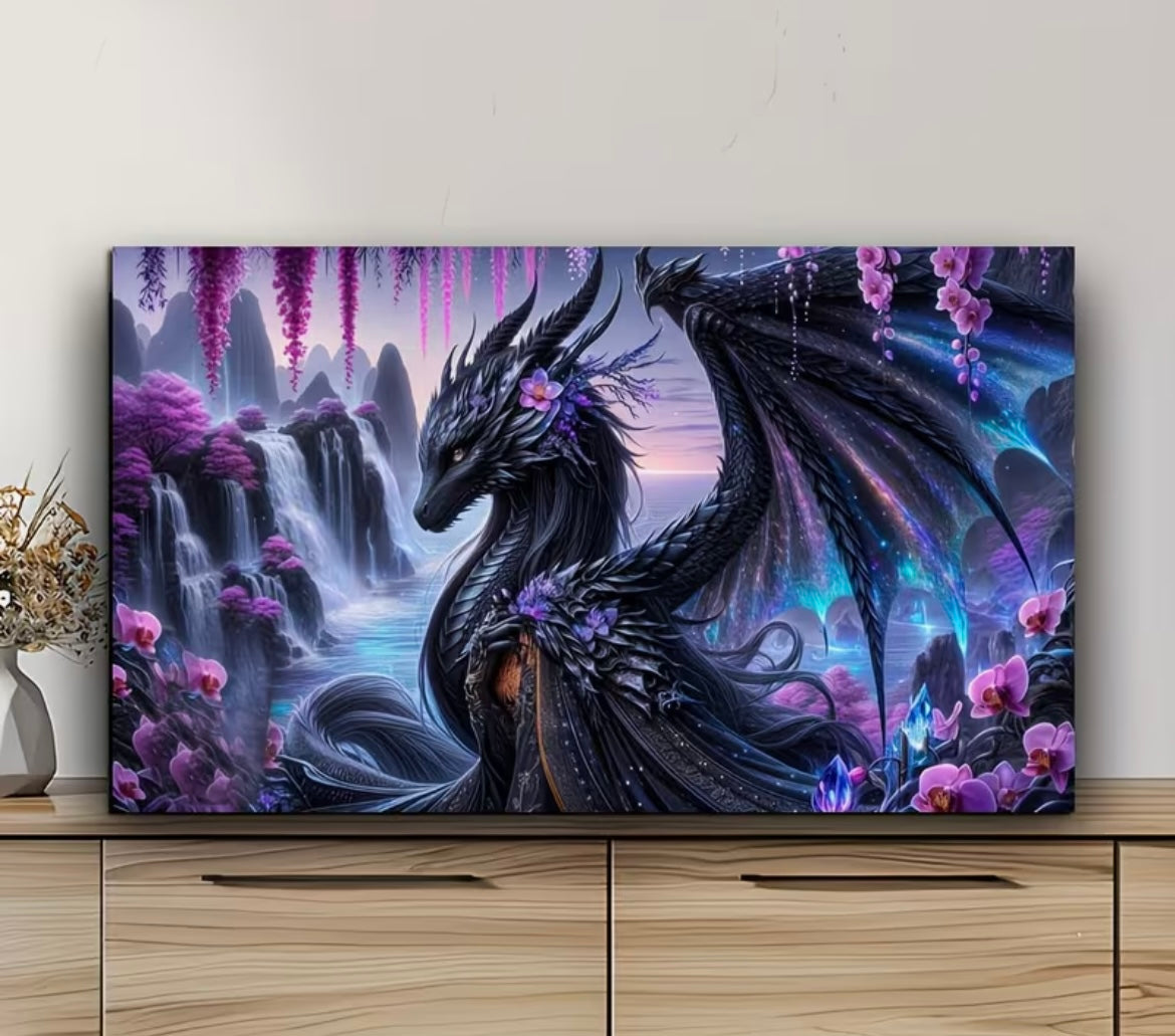 70x40cm Fantasy Dragon Diamond Art Painting Kit