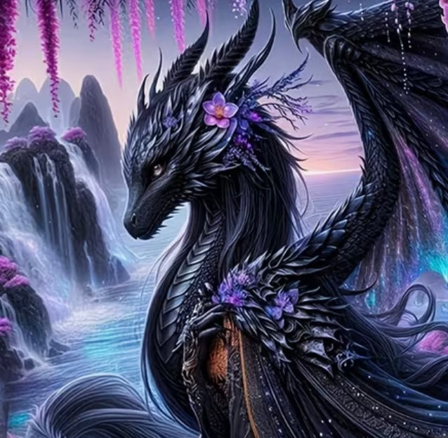 70x40cm Fantasy Dragon Diamond Art Painting Kit