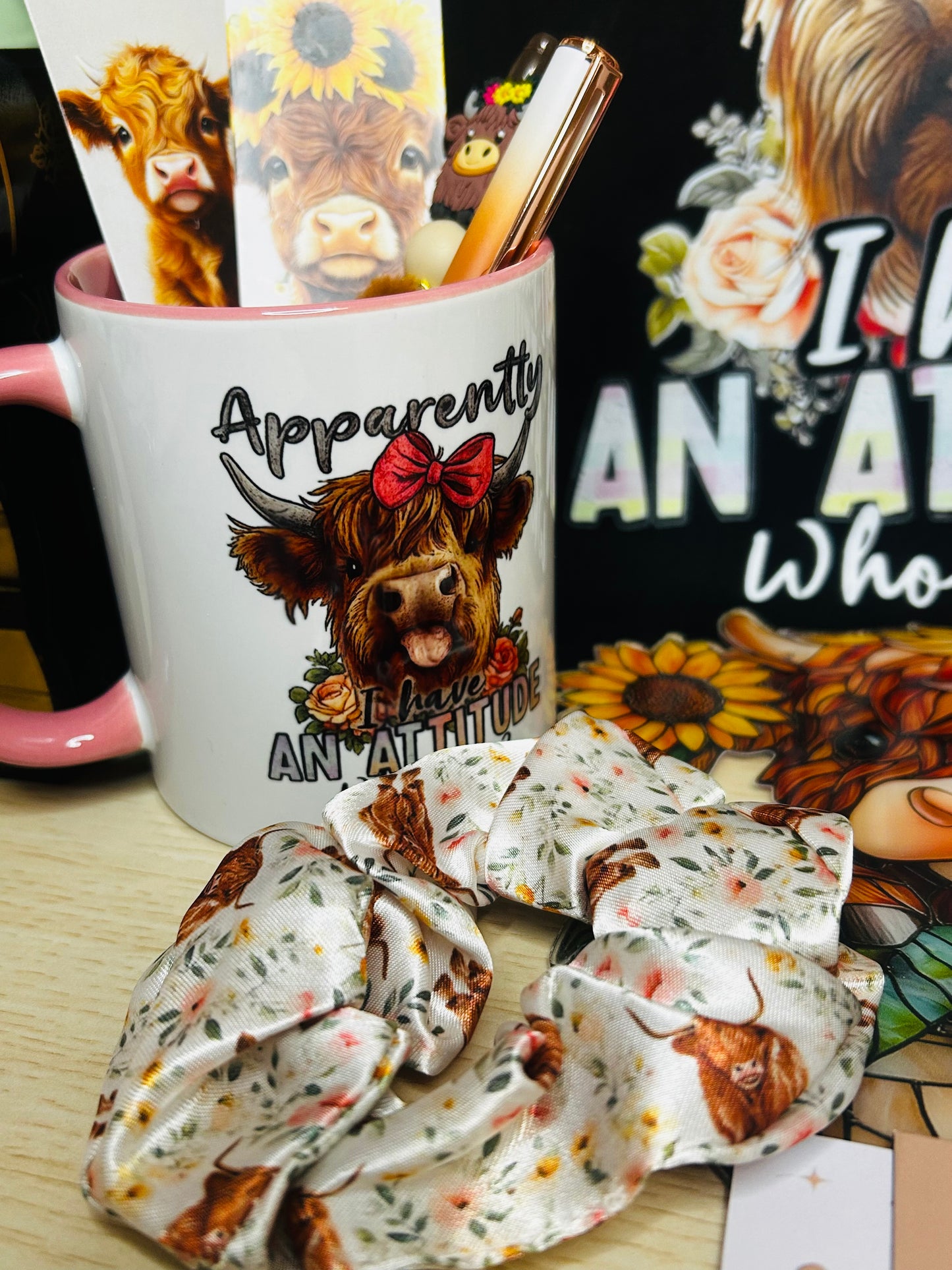 Highland Cow Attitude Gift Bundle