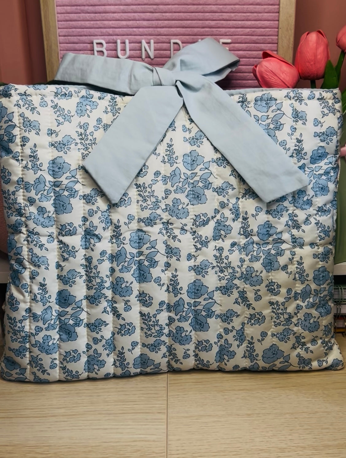 Deluxe Quilted Book Bag & Mystery Bundle