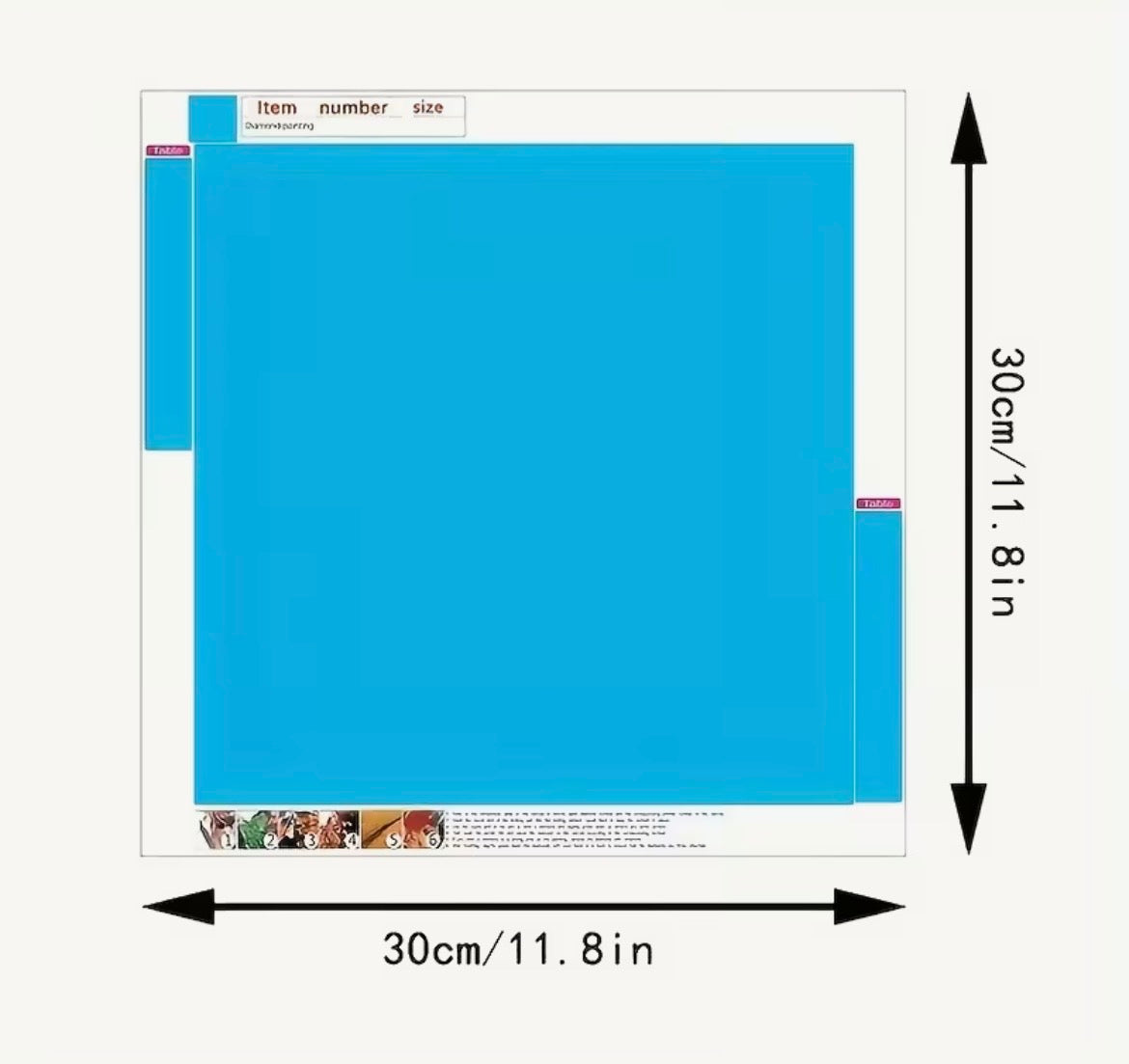 30x30cm Sunflower Highland Cow Diamond Art Painting Kit