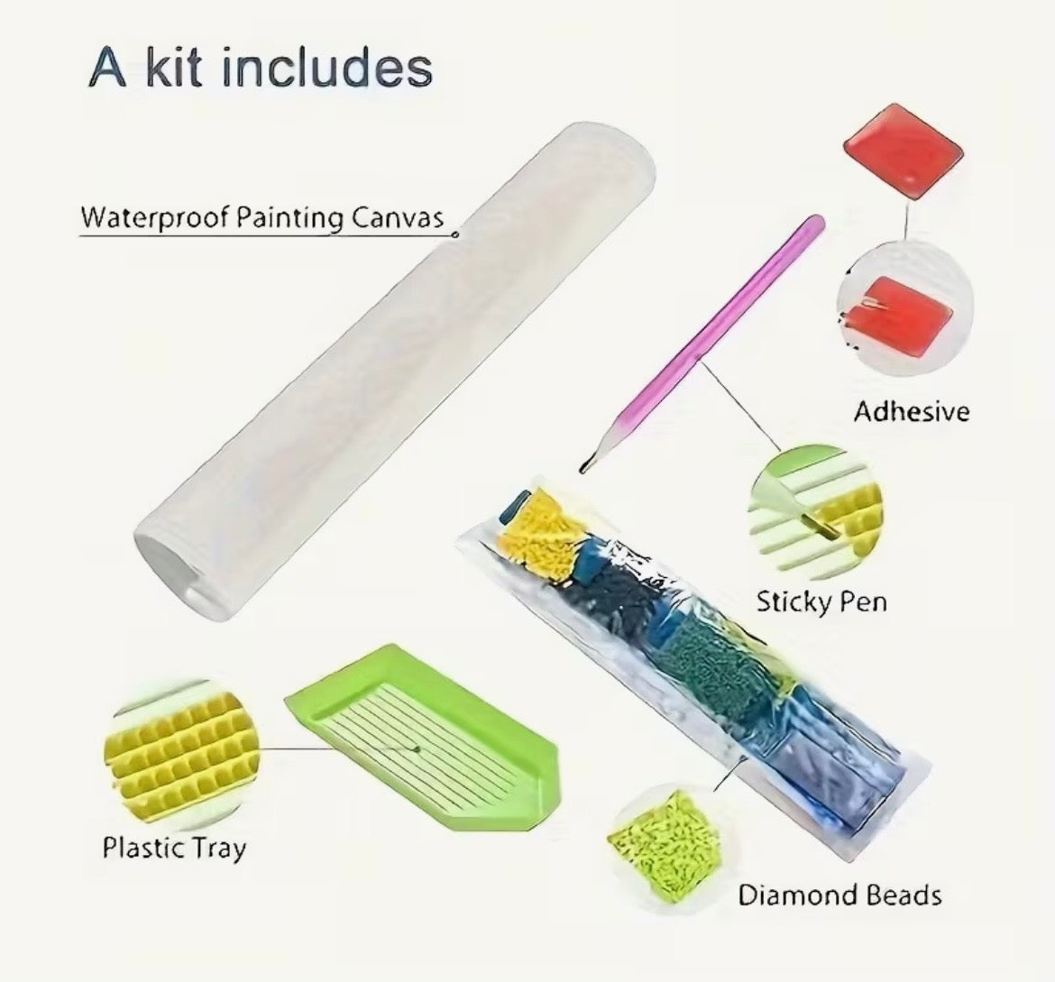 30x30cm Pretty Teal Fantasy Girl & Her Cat Diamond Art Painting Kit