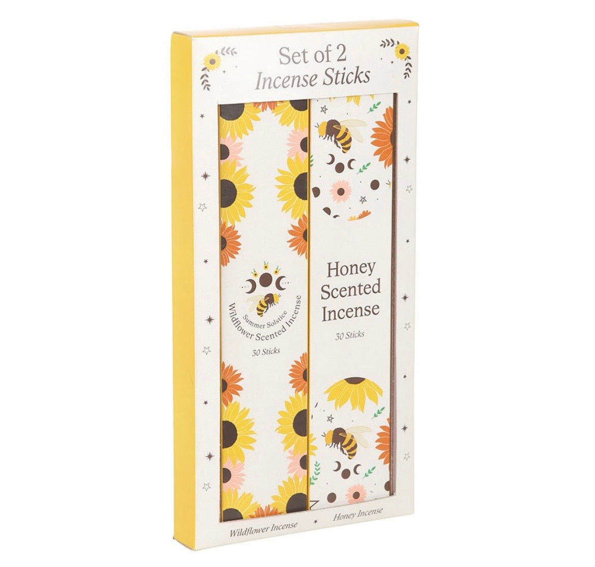 Pack of 2 (30 per pack) Incense Sticks in Honey & Wildflower Gift Set