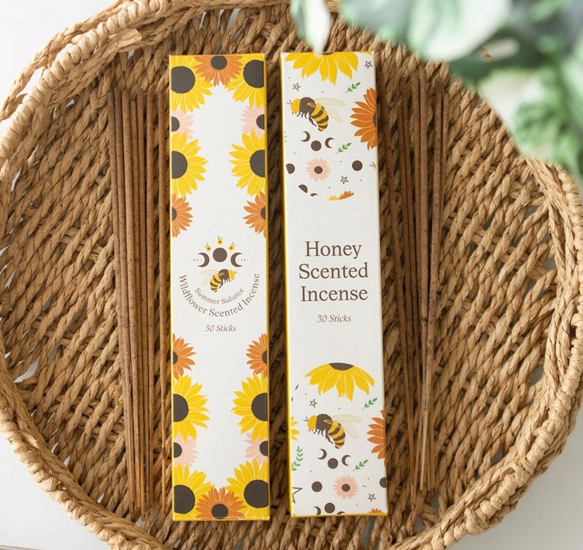 Pack of 2 (30 per pack) Incense Sticks in Honey & Wildflower Gift Set