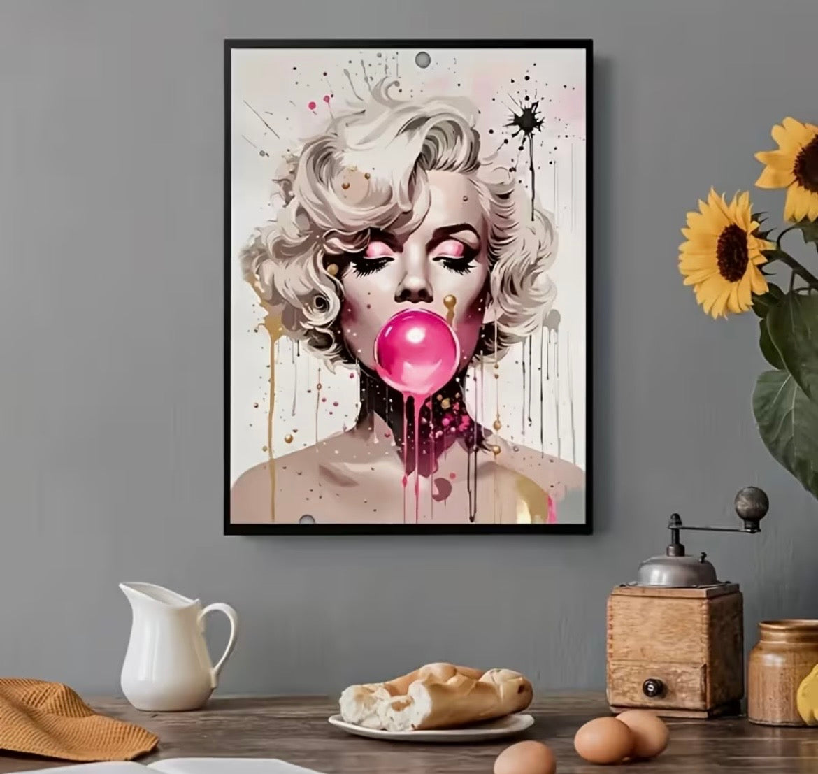 30x40cm Marilyn Monroe Portrait Diamond Art Painting Kit