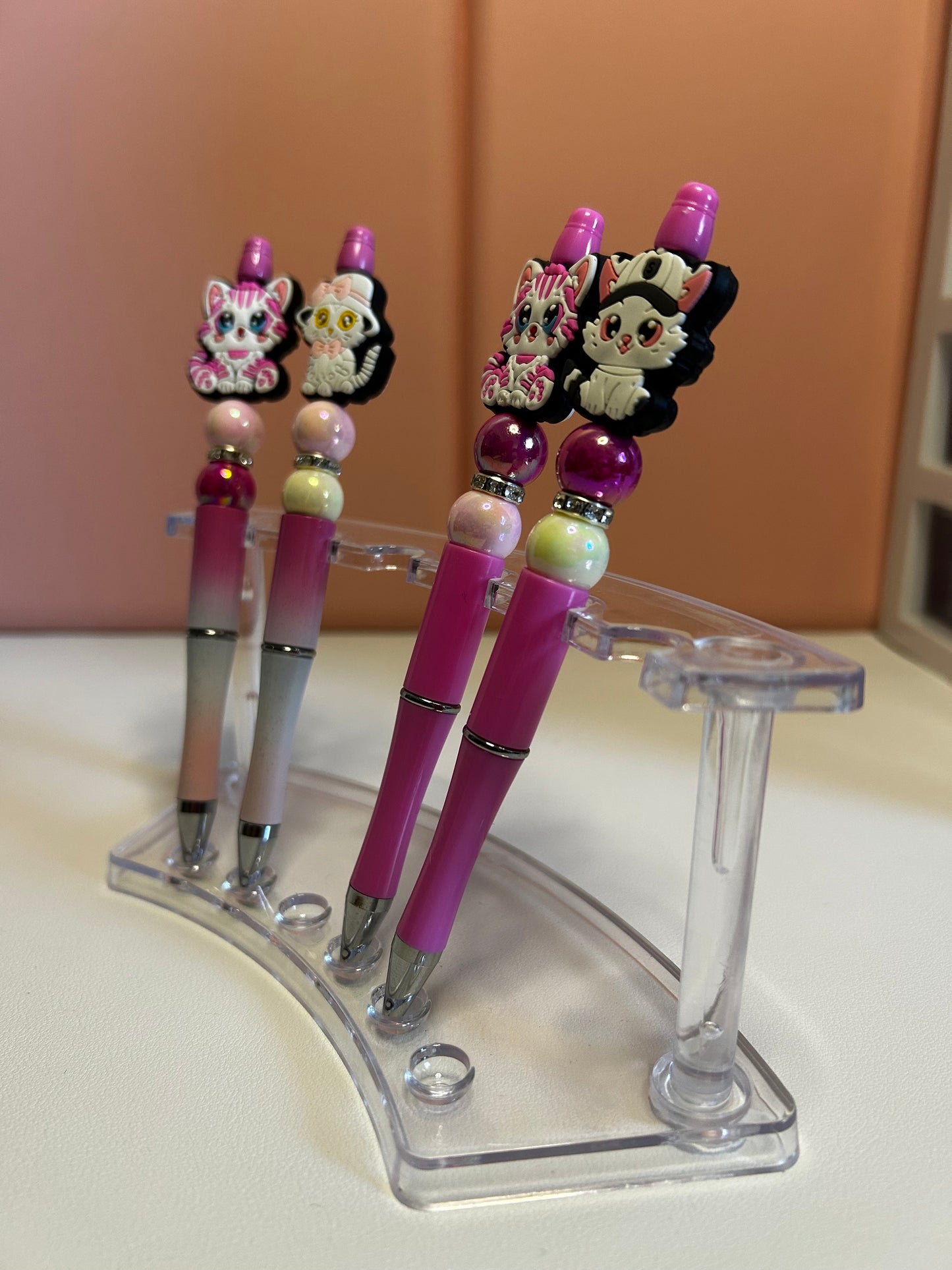 Kitty Kat Handmade Beaded Pens