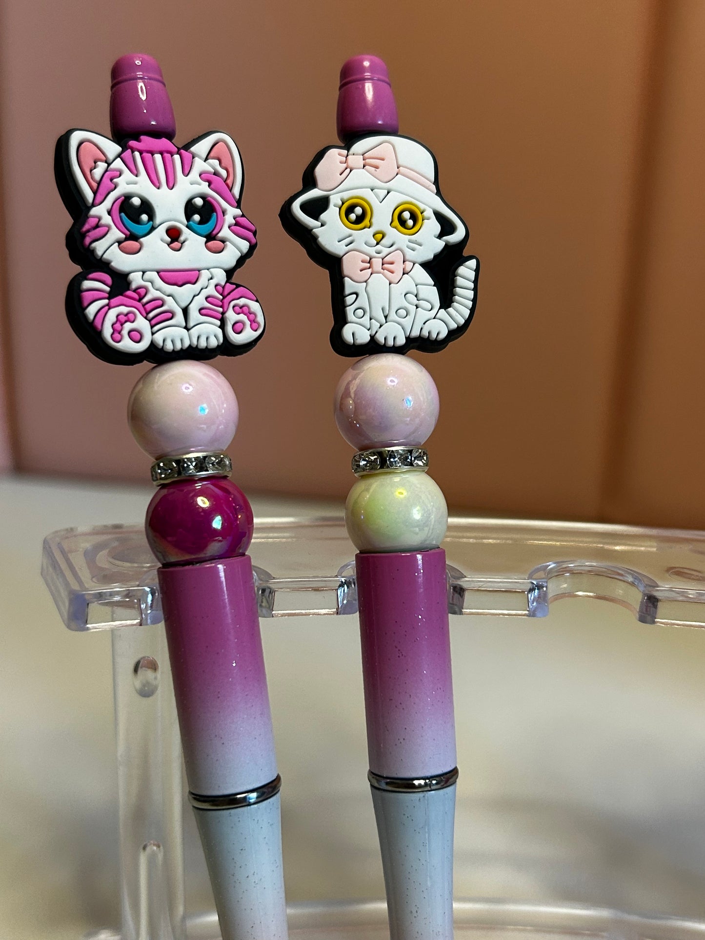 Kitty Kat Handmade Beaded Pens