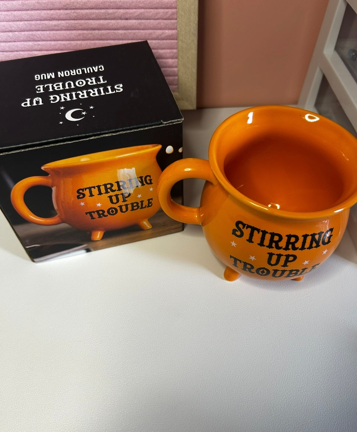 Stirring Up Trouble Cauldron Mug