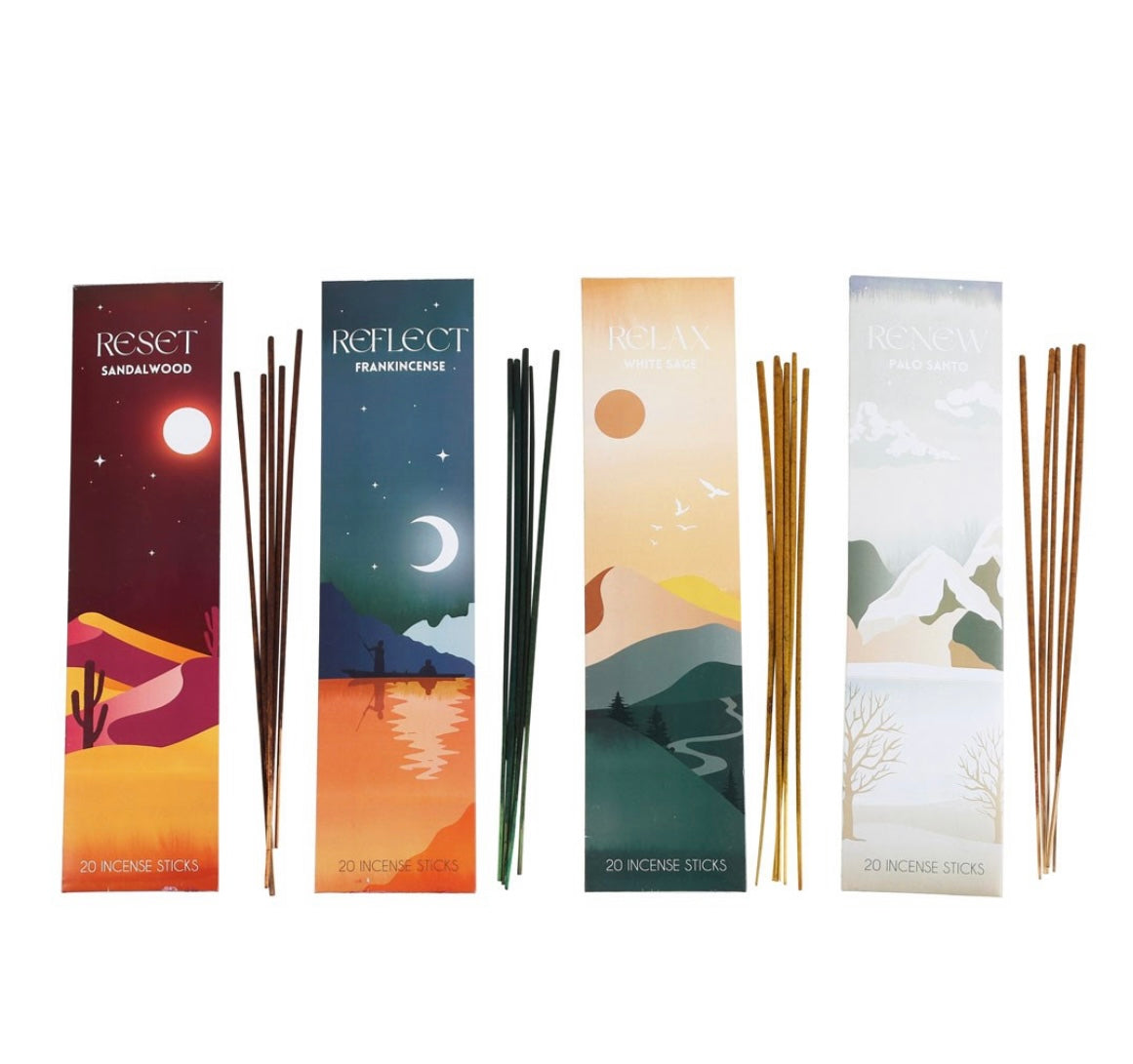 The Meditation Collection Set of Four Incense Stick Packs