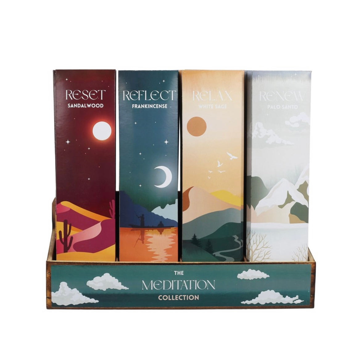 The Meditation Collection Set of Four Incense Stick Packs