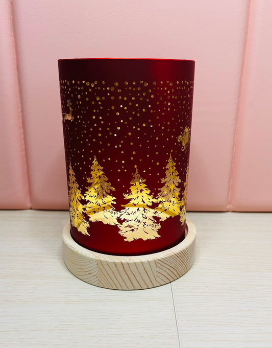 Christmas Santa Sleigh Light Up Scene